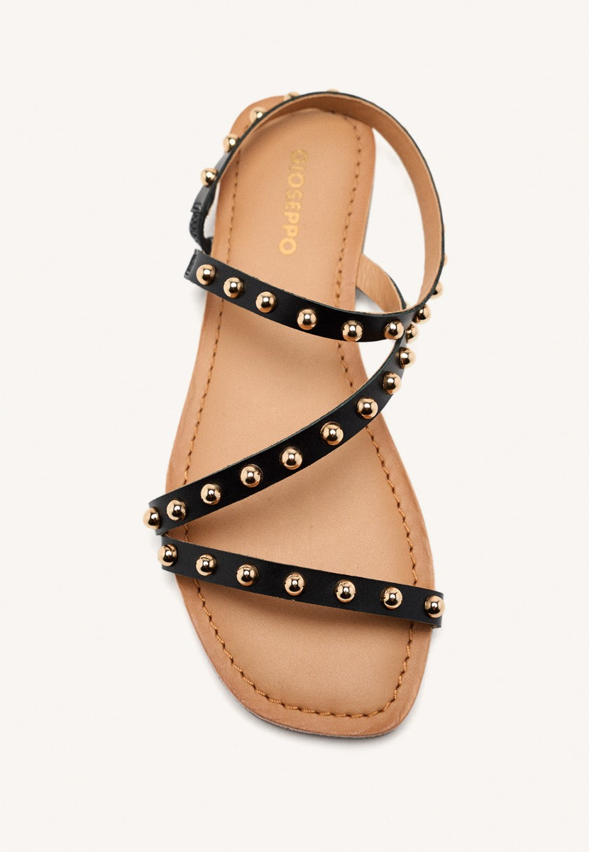 SANDALIAS PIEL TACHAS NECEDAH