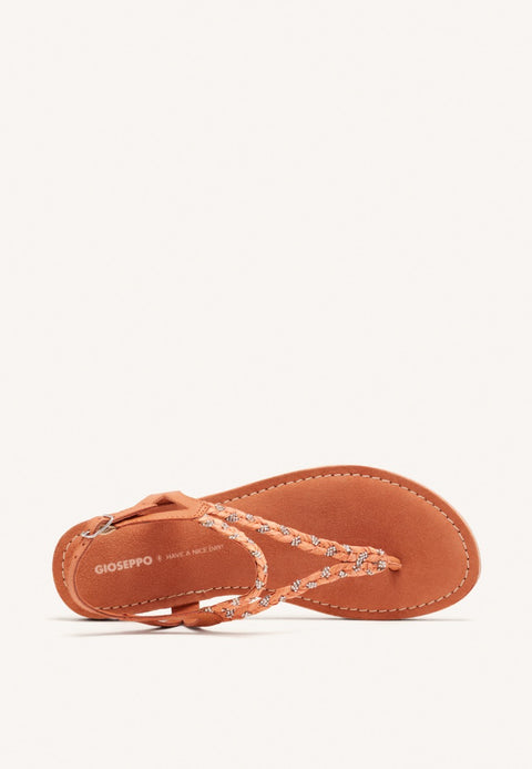 SANDALIAS GRIEGAS PIEL, RAFIA Y BRILLO LIMINGTON