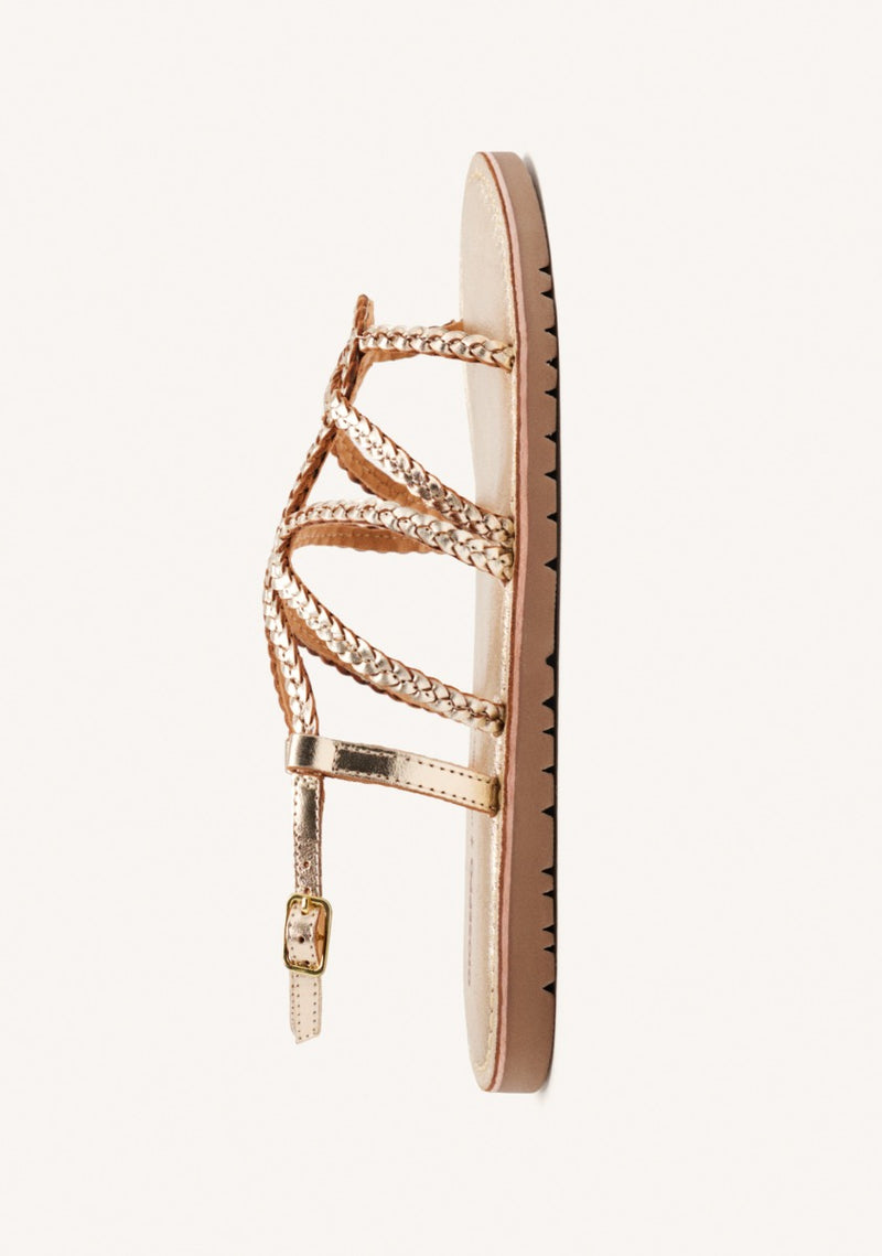 SANDALIAS PIEL TRENZADA ORLAND