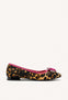 BALLERINE PELLE CON STAMPA LEOPARDATA CLYMAN