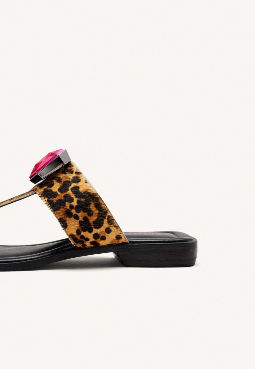 COW LEATHER GREEK SANDALS MERRIMAC