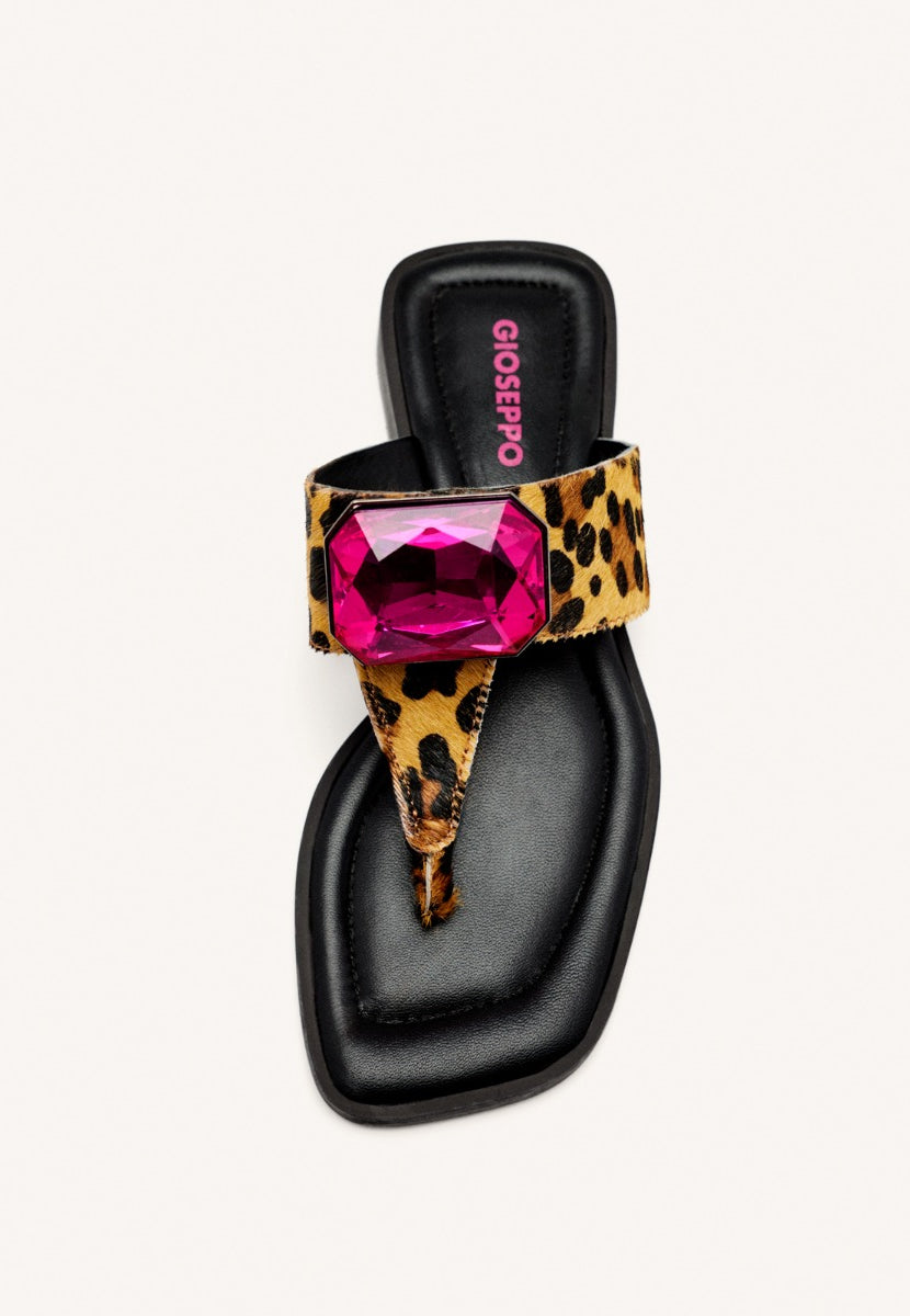 COW LEATHER GREEK SANDALS MERRIMAC