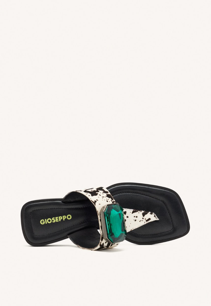 COW LEATHER GREEK SANDALS MERRIMAC