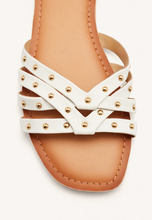 SANDALIAS PIEL TACHAS HOPEDALE