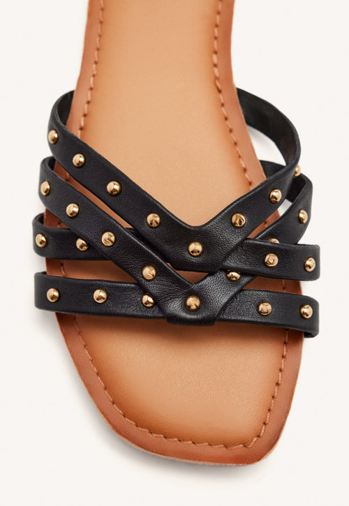 SANDALIAS PIEL TACHAS HOPEDALE