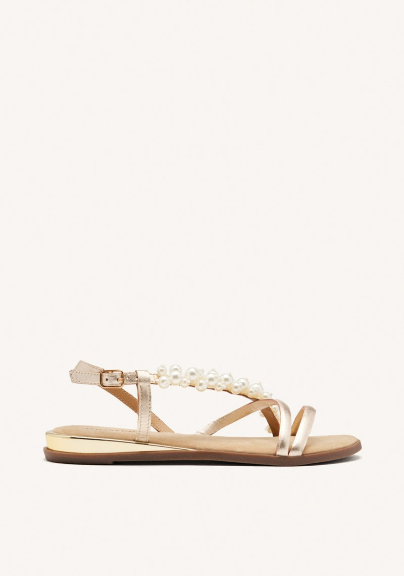 SANDALIAS PERLAS PIEL TEMPLETON