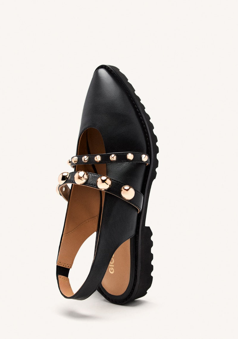 MULES CLOUTÉES CUIR BARTLETT