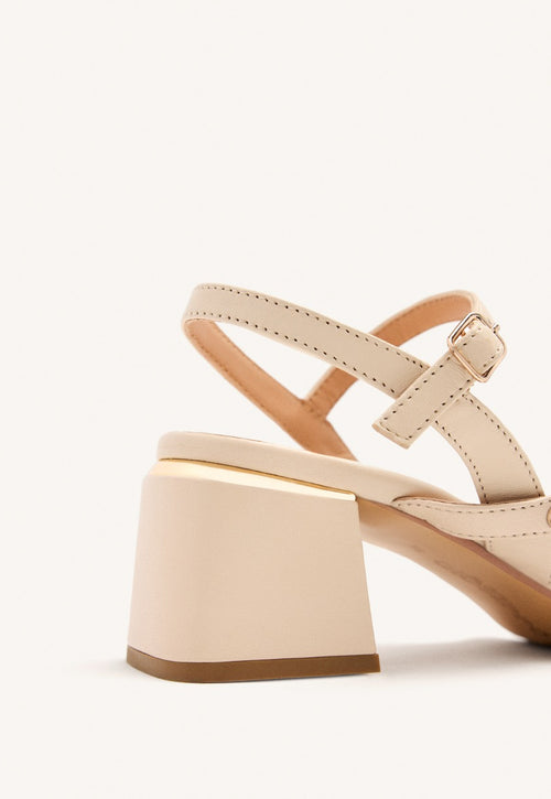 SANDALES À TALONS CLOUTÉS CUIR ABINGTON