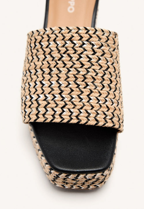 SANDALES COMPENSÉES CUIR EGREMONT