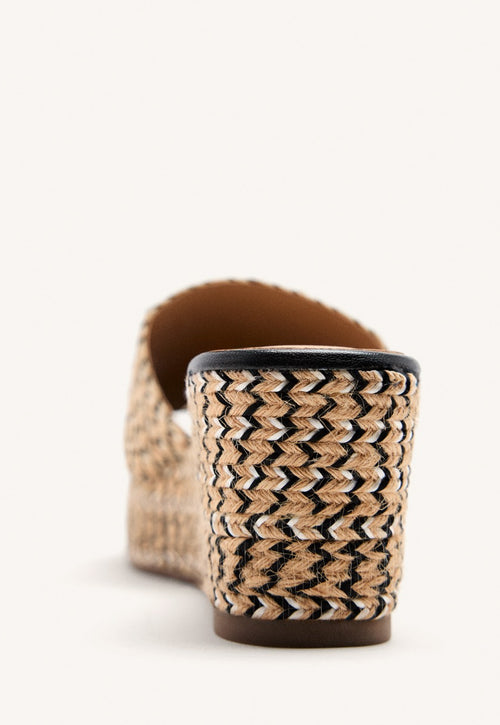 SANDALES COMPENSÉES CUIR EGREMONT