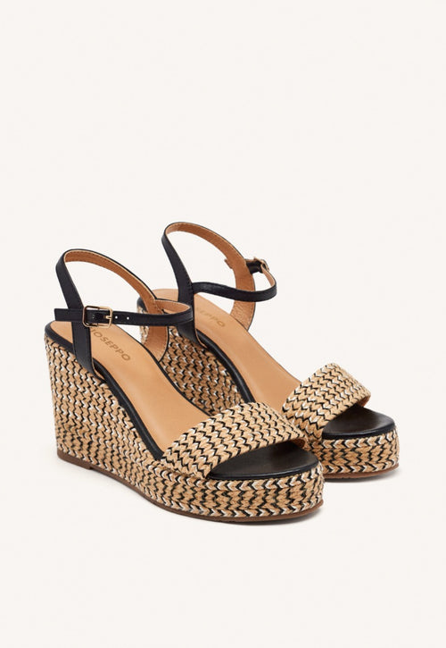 SANDALIAS PIEL CUÑA YUTE CHIPPEWA