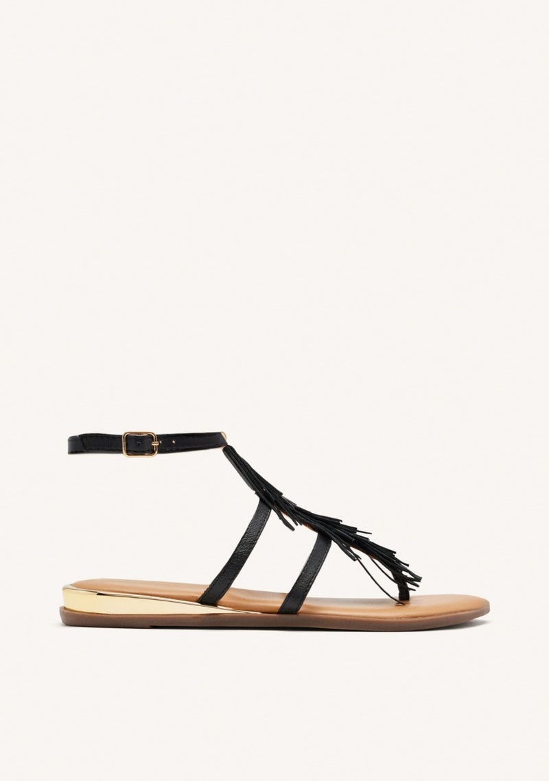 SANDALIAS GRIEGAS PIEL FLECOS SUNAPEE