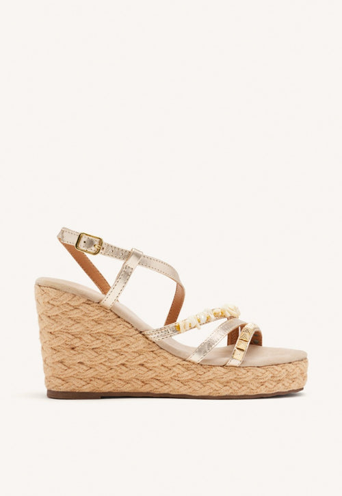 SANDALIAS PIEL CUÑA YUTE ZOLA