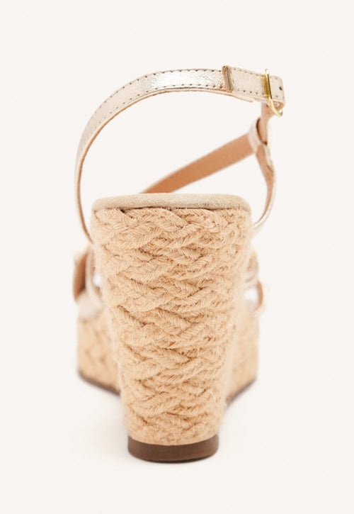 SANDALIAS PIEL CUÑA YUTE ZOLA