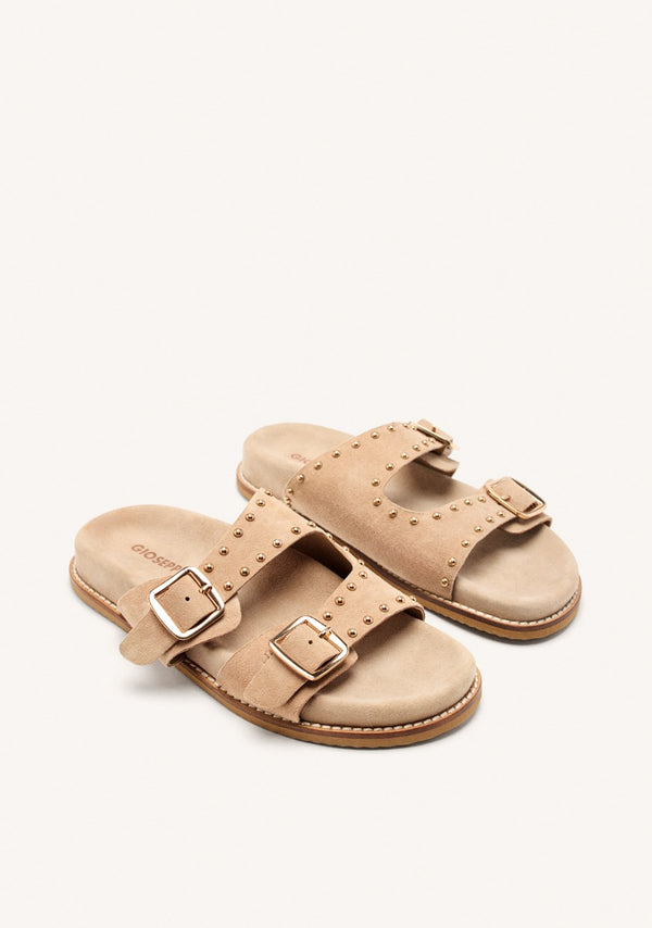 SANDALIAS TACHAS PIEL STELLA
