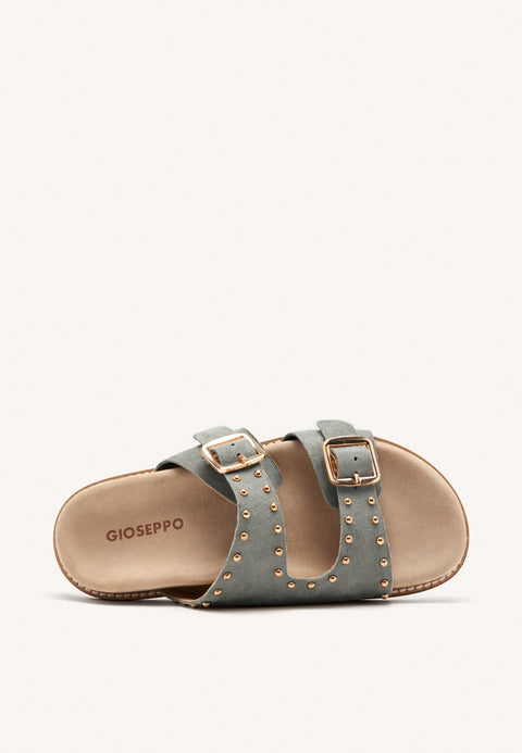 SANDALIAS TACHAS PIEL STELLA