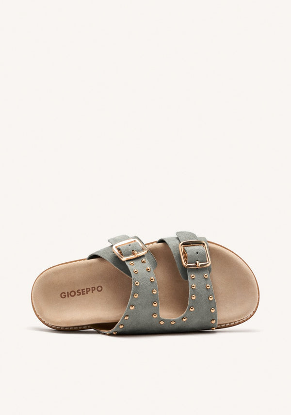 SANDALIAS TACHAS PIEL STELLA