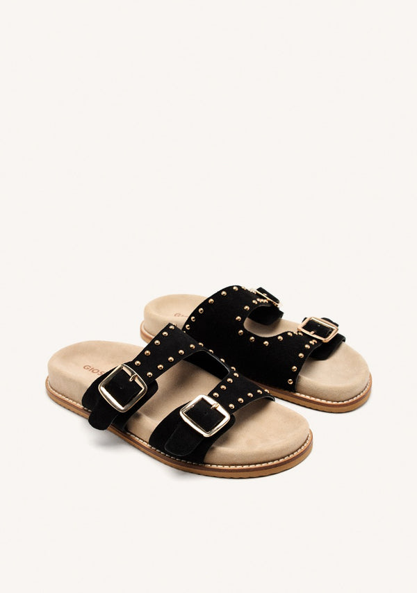 SANDALIAS TACHAS PIEL STELLA