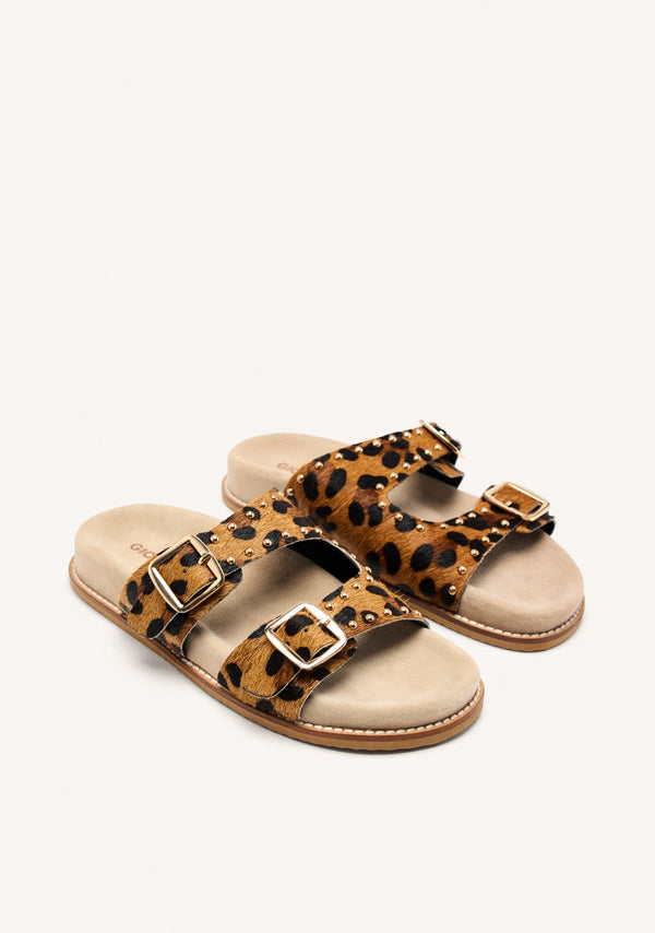 SANDALIAS TACHAS PIEL LEOPARDO STELLA