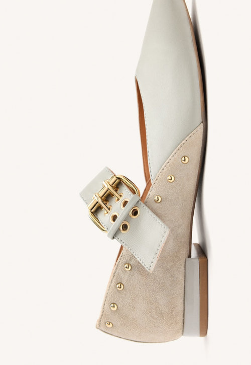 BALLERINES CUIR CLOUTÉ GRANTHAM