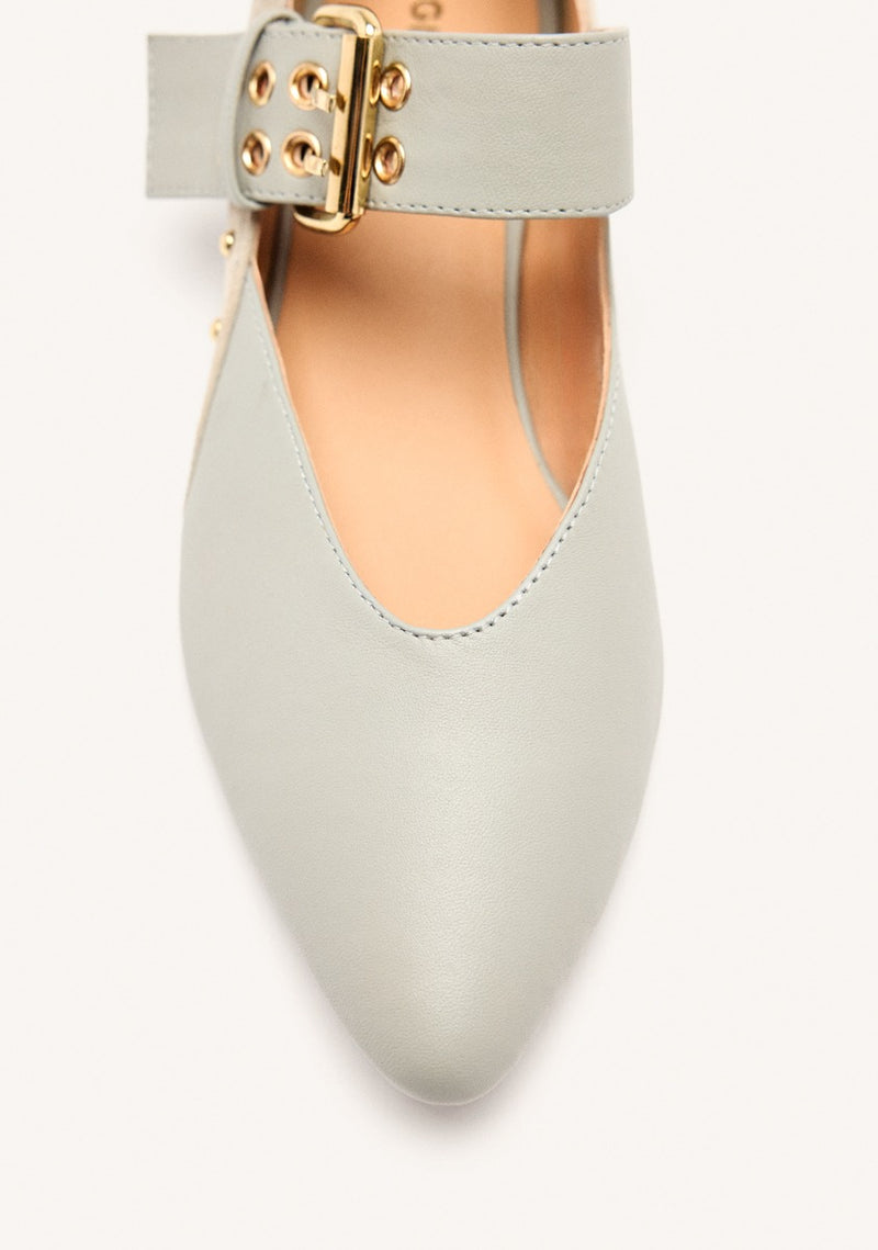 BALLERINES CUIR CLOUTÉ GRANTHAM