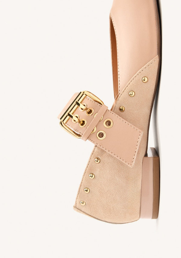 BALLERINES CUIR CLOUTÉ GRANTHAM
