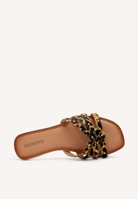 SANDALIAS PIEL LEOPARDO ISABELLE