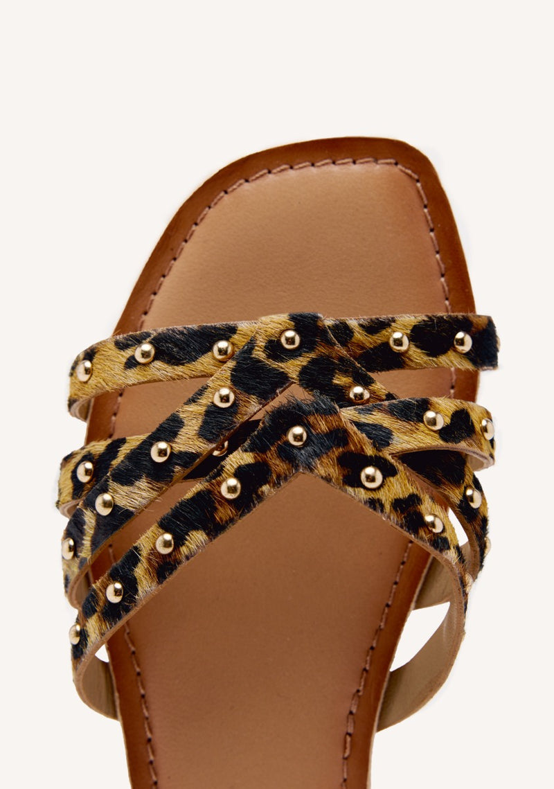SANDALIAS PIEL LEOPARDO ISABELLE