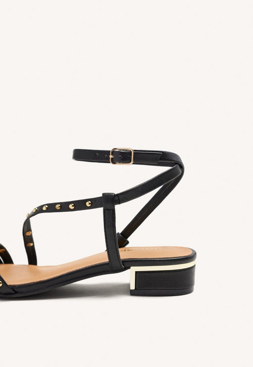 SANDALES CUIR À TALONS CLOUS BEALS