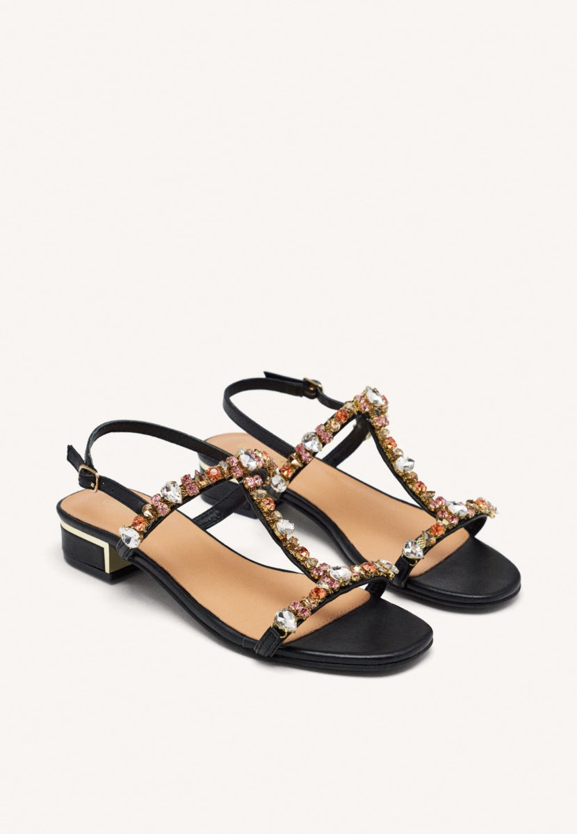 SANDALIAS PEDRERÍA PIEL MASARDIS
