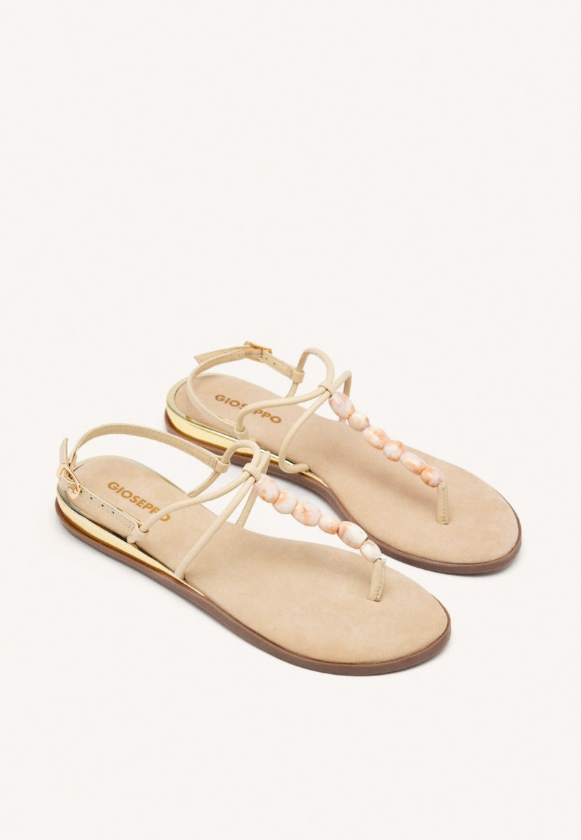 SANDALIAS GRIEGAS ABALORIOS PIEL MILLVILLE