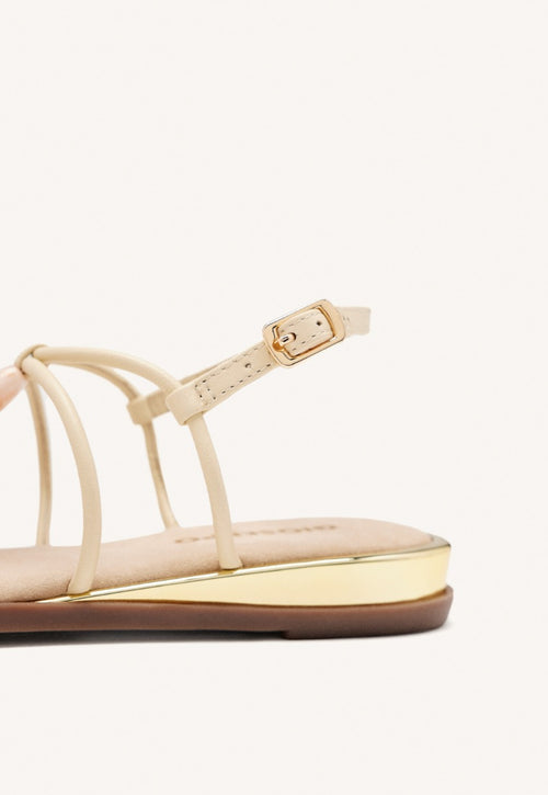 SANDALIAS GRIEGAS ABALORIOS PIEL MILLVILLE