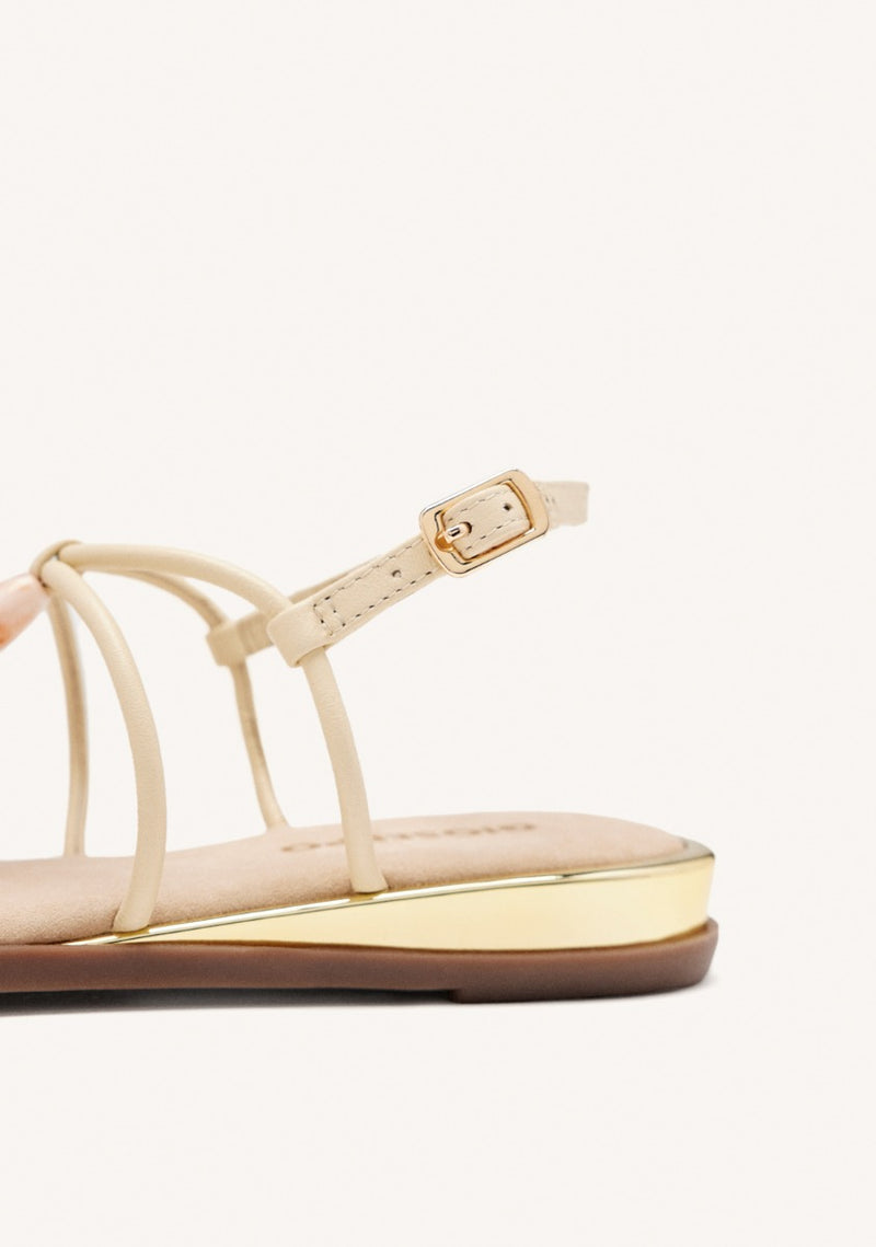 SANDALIAS GRIEGAS ABALORIOS PIEL MILLVILLE