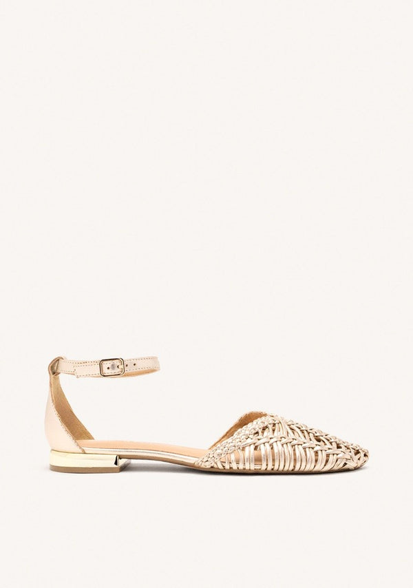 BALLERINA PELLE INTRECCIATA BINGHAM
