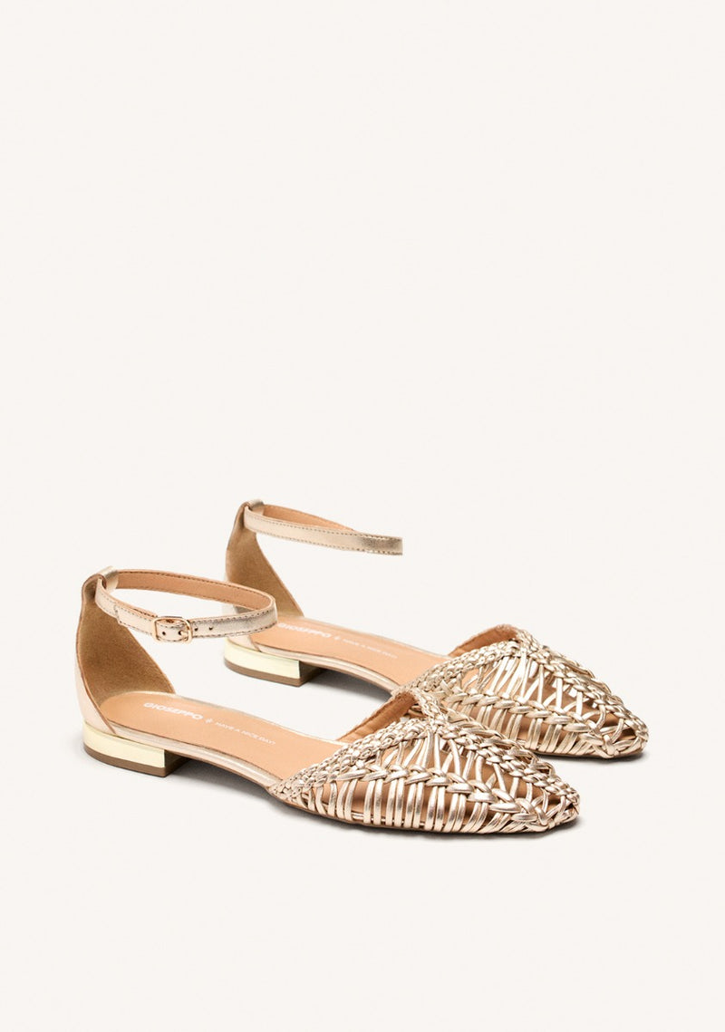 BALLERINA PELLE INTRECCIATA BINGHAM