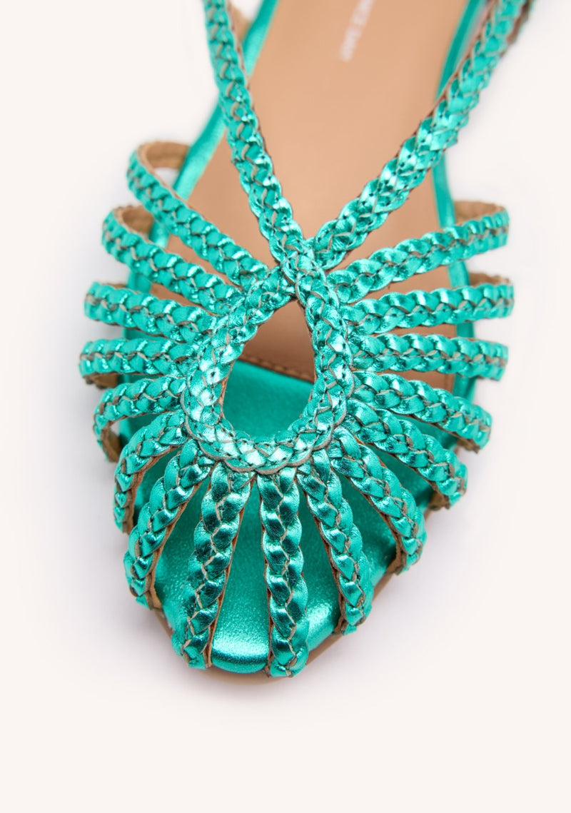 MULES PIEL TRENZADA HINGHAM