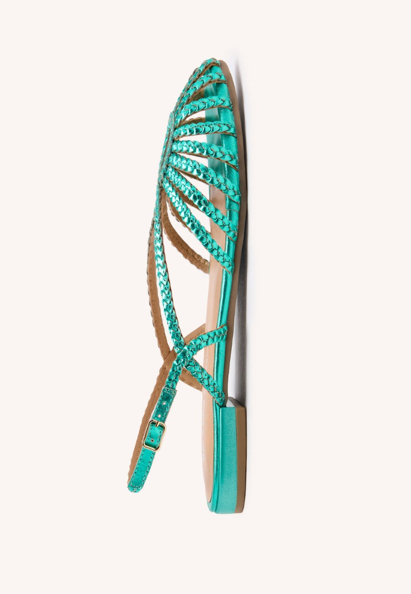 MULES PIEL TRENZADA HINGHAM