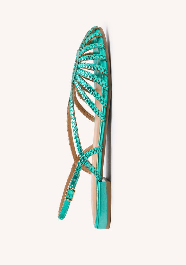 MULES PIEL TRENZADA HINGHAM