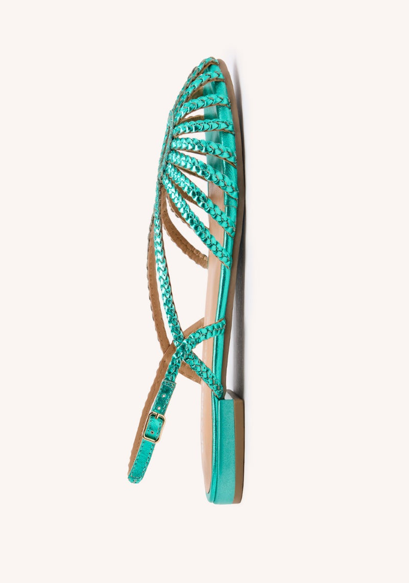 MULES PIEL TRENZADA HINGHAM