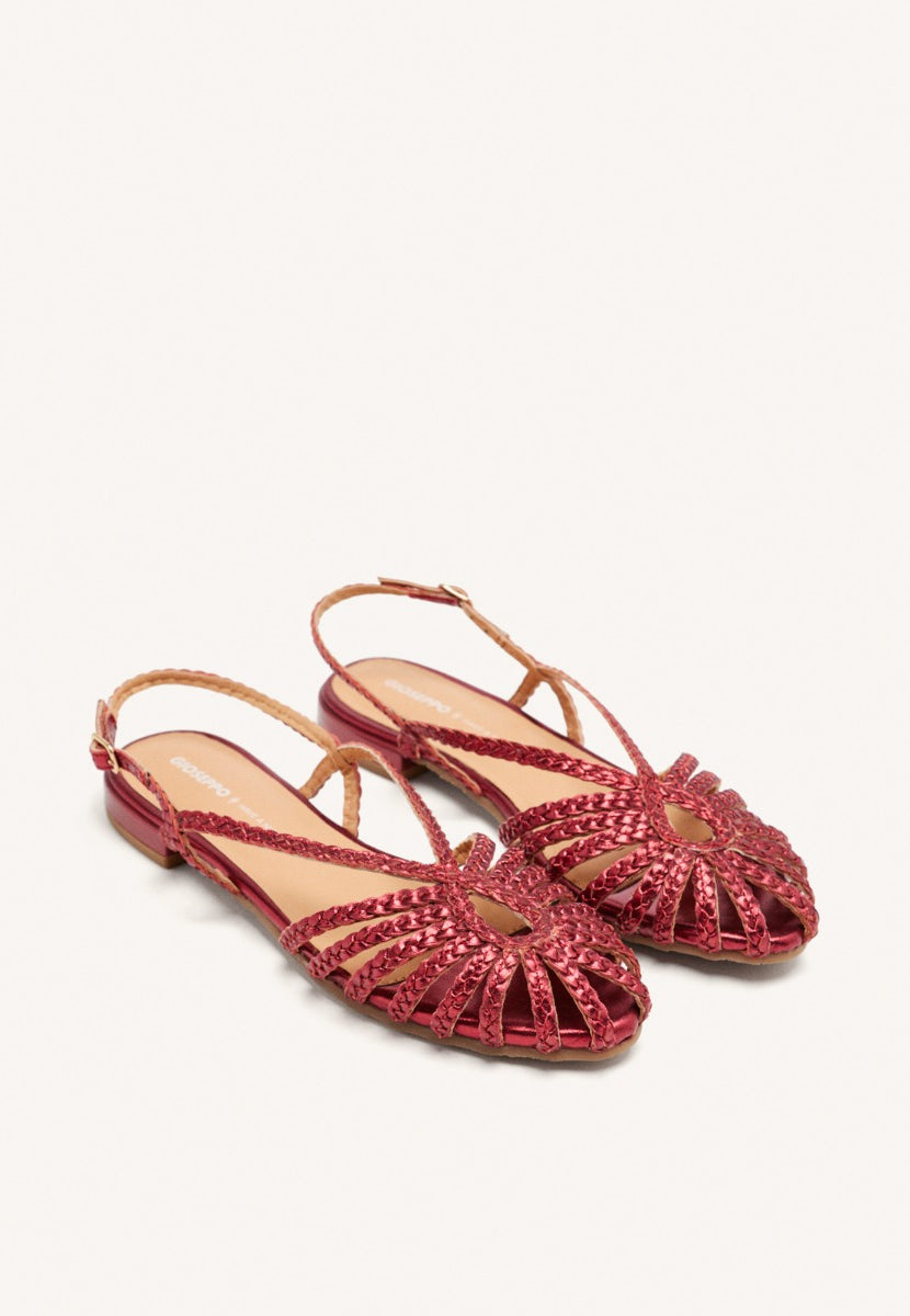 MULES PIEL TRENZADA HINGHAM