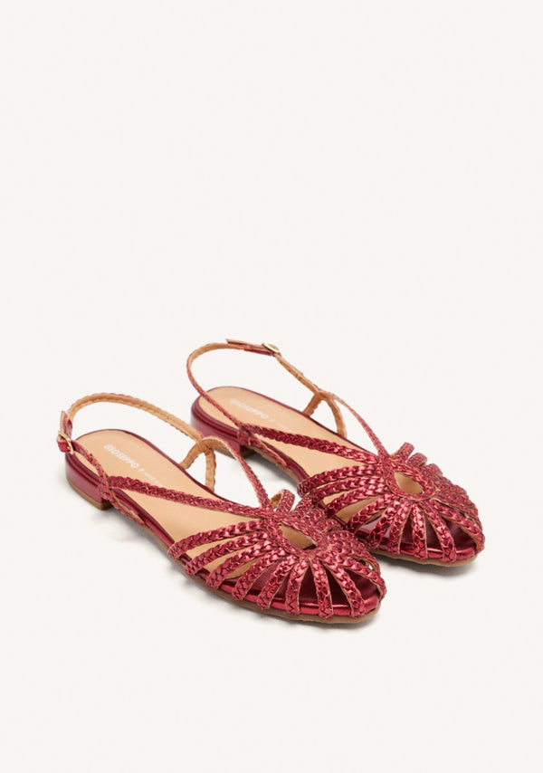 MULES PIEL TRENZADA HINGHAM