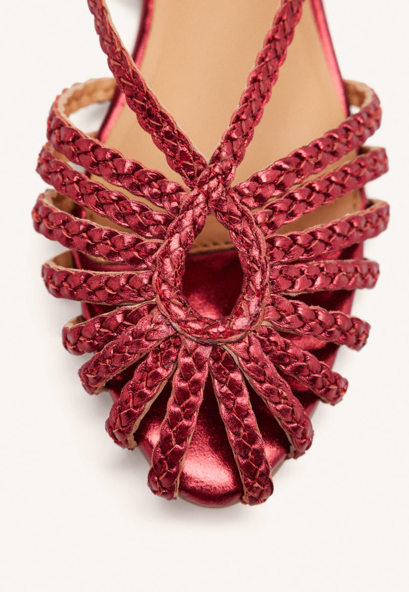 MULES PIEL TRENZADA HINGHAM