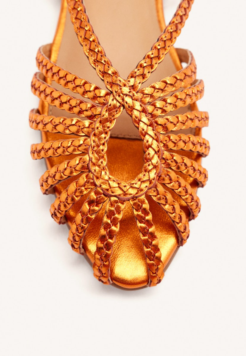 MULES PIEL TRENZADA HINGHAM