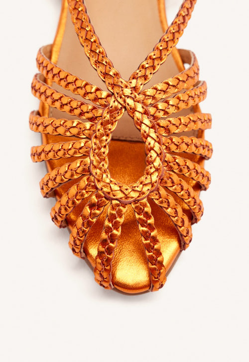 MULES PIEL TRENZADA HINGHAM