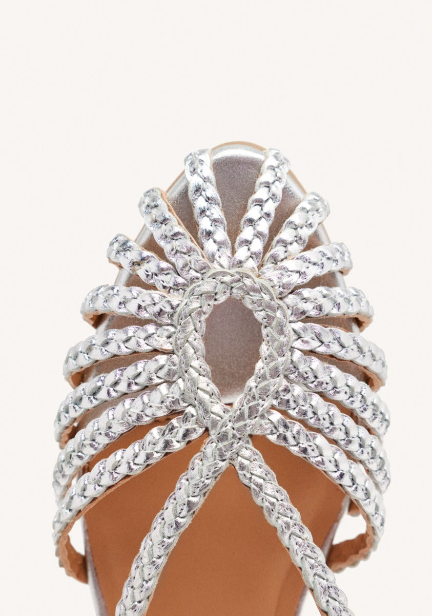 MULES PELLE INTRECCIATA HINGHAM