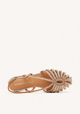 BRAIDED LEATHER MULES HINGHAM