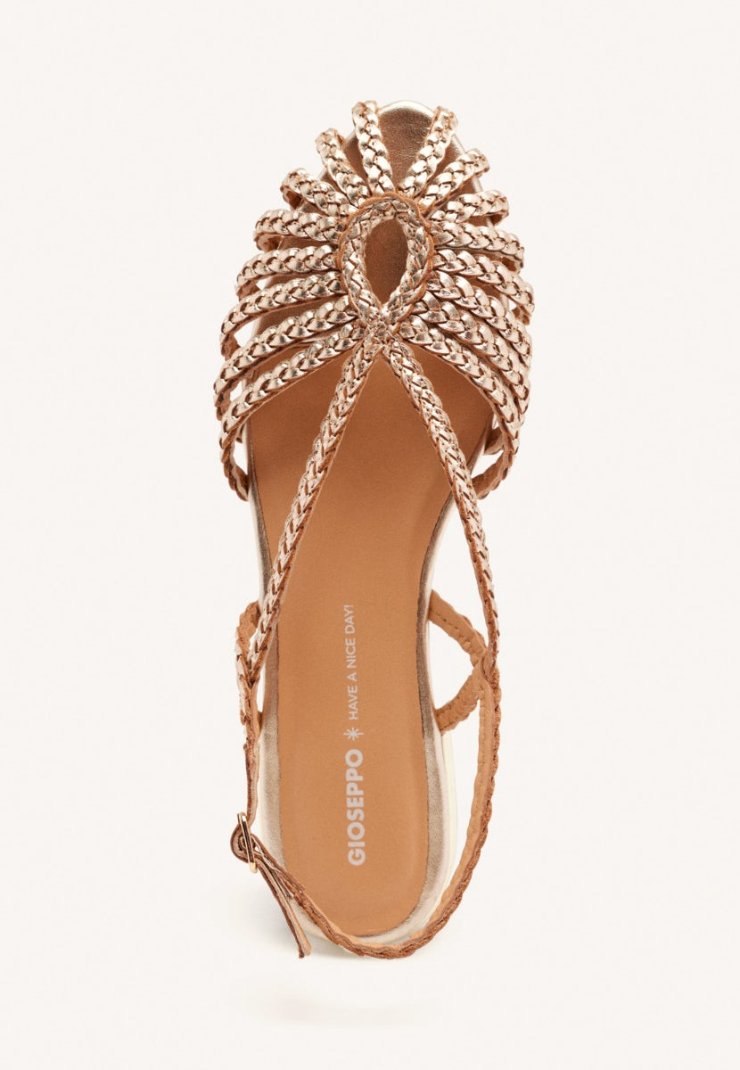 BRAIDED LEATHER MULES HINGHAM