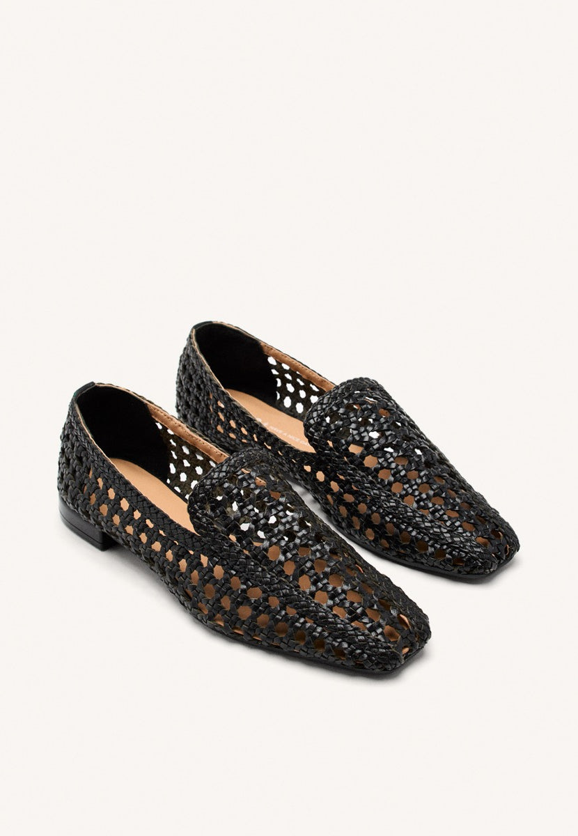BRAIDED LEATHER LOAFERS GILEAD