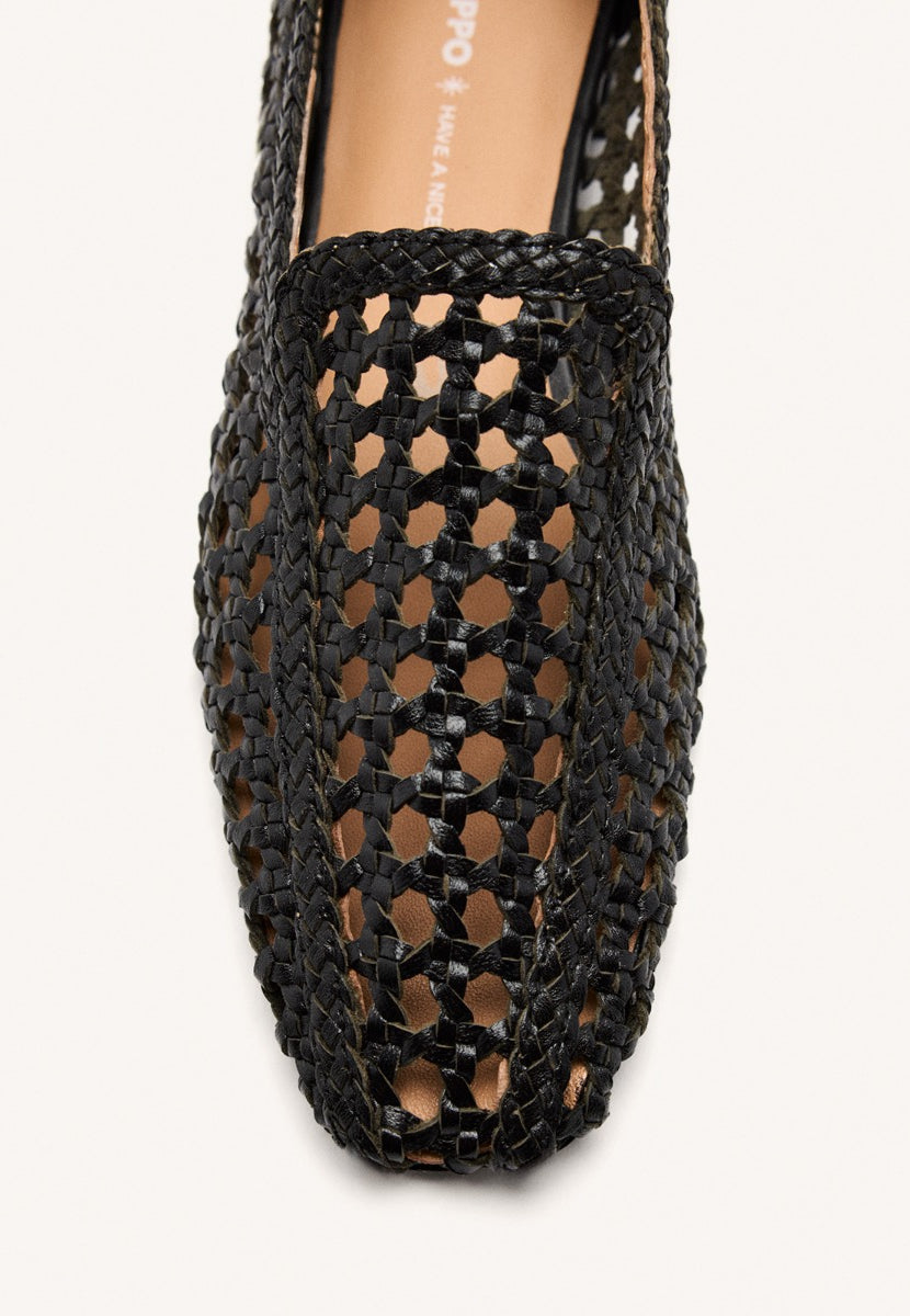 BRAIDED LEATHER LOAFERS GILEAD