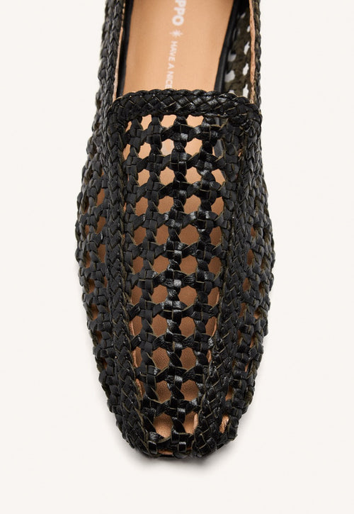 MOCASSINI PELLE INTRECCIATA GILEAD